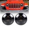 7 Inch Smoked Lens LED Headlights for 18-21 Jeep Wrangler JL & Gladiator JT