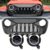demon-grille-w-mesh-halo-headlights-combo-18-19-wrangler-jl-headlights-grille-combo-am-off-road-345036.jpg Demon Grille w/ Mesh & Halo Headlights Combo for 18-21 Jeep Wrangler JL & Gladiator JT
