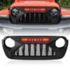 demon-grille-w-red-star-drl18-20-jeep-wrangler-jl-gladiator-grilles-and-grille-deletes-am-off-road-608718.jpg Demon Grille w/ Red Star DRL for 18-23 Jeep Wrangler JL & Gladiator JT