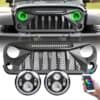 gladiator-grille-w-led-off-road-lights-rgb-halo-headlights-combo-07-18-wrangler-jk-headlights-grille-combo-am-off-road-636490.jpg Gladiator Grille w/ LED Off-Road Lights & RGB Halo Headlights Combo for 07-18 Wrangler JK