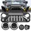 gladiator-vader-grille-halo-headlights-smoked-turn-lights-combo-07-18-wrangler-jk-headlights-grille-combo-am-off-road-489212.jpg Gladiator Vader Grille & Halo Headlights & Smoked Turn Lights for 07-18 Wrangler JK