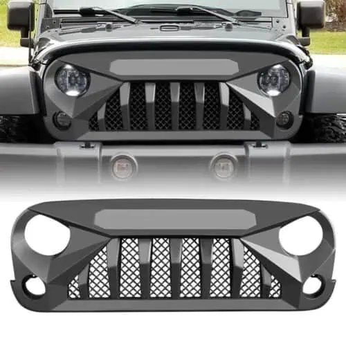 gladiator-vader-grille-matte-black-07-18-jeep-wrangler-jk-grilles-and-grille-deletes-am-off-road-426702.jpg Gladiator Vader Grille - Matte Black for 07-18 Jeep Wrangler JK