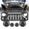 gladiator-vader-grille-smoked-star-turn-lights-honeycomb-led-headlights-combo-07-18-wrangler-jk-headlights-grille-combo-am-off-road-764675.jpg Gladiator Vader Grille & Smoked Star Turn Lights & Honeycomb LED Headlights for  07-18 Wrangler JK