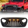 goliath-grille-w-amber-led-running-lights-for-18-21-jeep-wrangler-jl-gladiator-jt-matte-black-grilles-and-grille-deletes-am-off-road-497221.jpg Goliath Grille w/ Amber LED Running Lights for 18-23 Jeep Wrangler JL & Gladiator JT - Matte Black