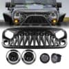 halo-headlights-shark-grille-smoke-turn-signal-lights-combo-for-jeep-wranger-jk-jku-headlights-grille-combo-am-off-road-236359.jpg Halo Headlights & Shark Grille & Smoke Turn Signal Lights Combo for Jeep Wranger JK/ JKU