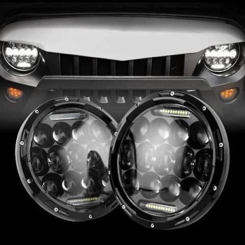 Honeycomb LED Headlights for 97-18 Jeep Wrangler TJ/ JK - High Country