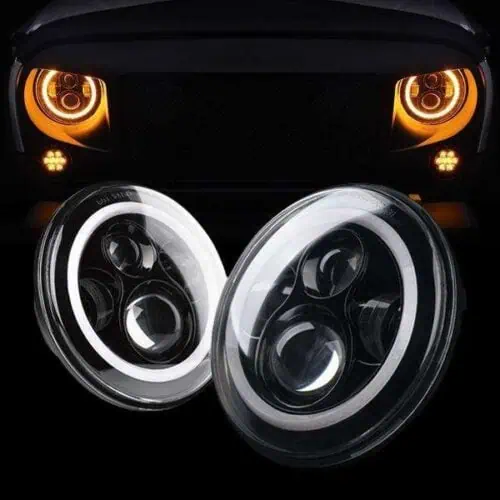 pre-order-led-halo-headlights-w-drl-amber-turn-signals-for-97-18-jeep-wrangler-tj-jk-headlights-am-off-road-389451.jpg LED Halo Headlights w/ DRL for 97-18 Jeep Wrangler TJ/ JK
