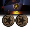 Smoked LED Star Amber Turn Signals for 07-18 Jeep Wrangler JK/ JKU