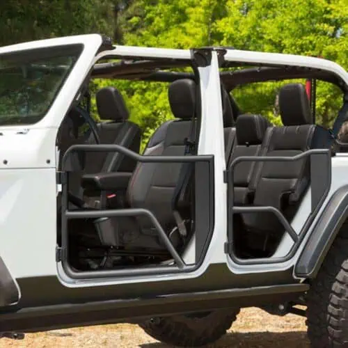 Tubular Door Without Mirrors for 07-18 Jeep Wrangler JK 4 Door