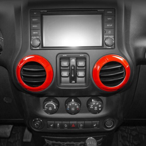 red-air-conditioning-vent-trim-kits-for-11-18-jeep-wrangler-jk-jku-interior-trim-am-off-road-248968.jpg Red Air Conditioning Vent Trim Kits for 11-18 Jeep Wrangler JK/ JKU