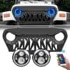 shark-grille-rgb-halo-headlights-combo-97-06-wrangler-tj-am-off-road-589057.jpg Shark Grille & RGB Halo Headlights Combo for 97-06 Wrangler TJ