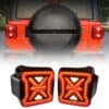 Smoked Arrow LED Tail Lights for 18-21 Jeep Wrangler JL
