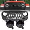smoked-headlights-shark-grilles-combo-for-jeep-wrangler-jl-grilles-and-grille-deletes-am-off-road-399491.jpg Smoked Headlights & Shark Grilles Combo for 18-21 Jeep Wrangler JL & Gladiator JT