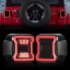 Smoked LED Tail Lights for 18-21 Jeep Wrangler JL