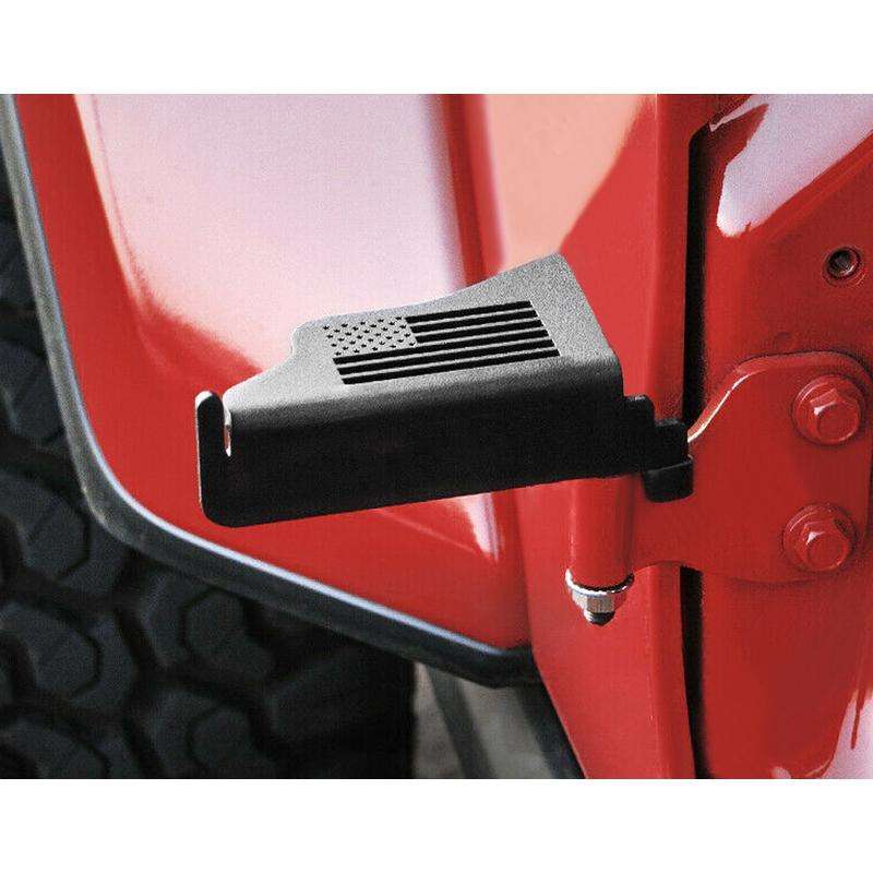 Steel Flag Style Foot Pegs for 07-21 Jeep Wrangler JK JKU JL JT - High  Country Off-road
