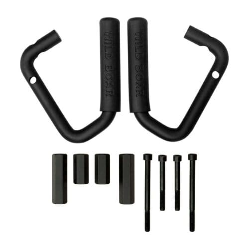 steel-grab-handle-for-07-18-jeep-wrangler-jk-jku-grab-handles-padding-am-off-road-front-black-436701.jpg Steel Grab Handle for 07-20 Jeep Wrangler JK/ JKU - Front / Black