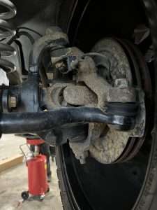 worn tie rod ends and ball joints on jeep wrangler that causes death wobble