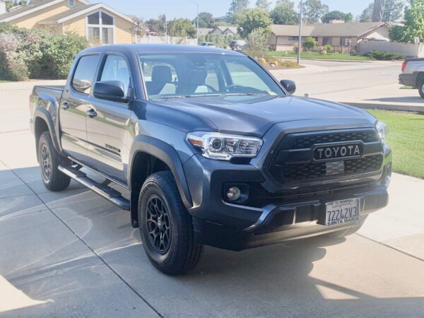 Toyota tacoma with 3rd gen trd pro grille installed