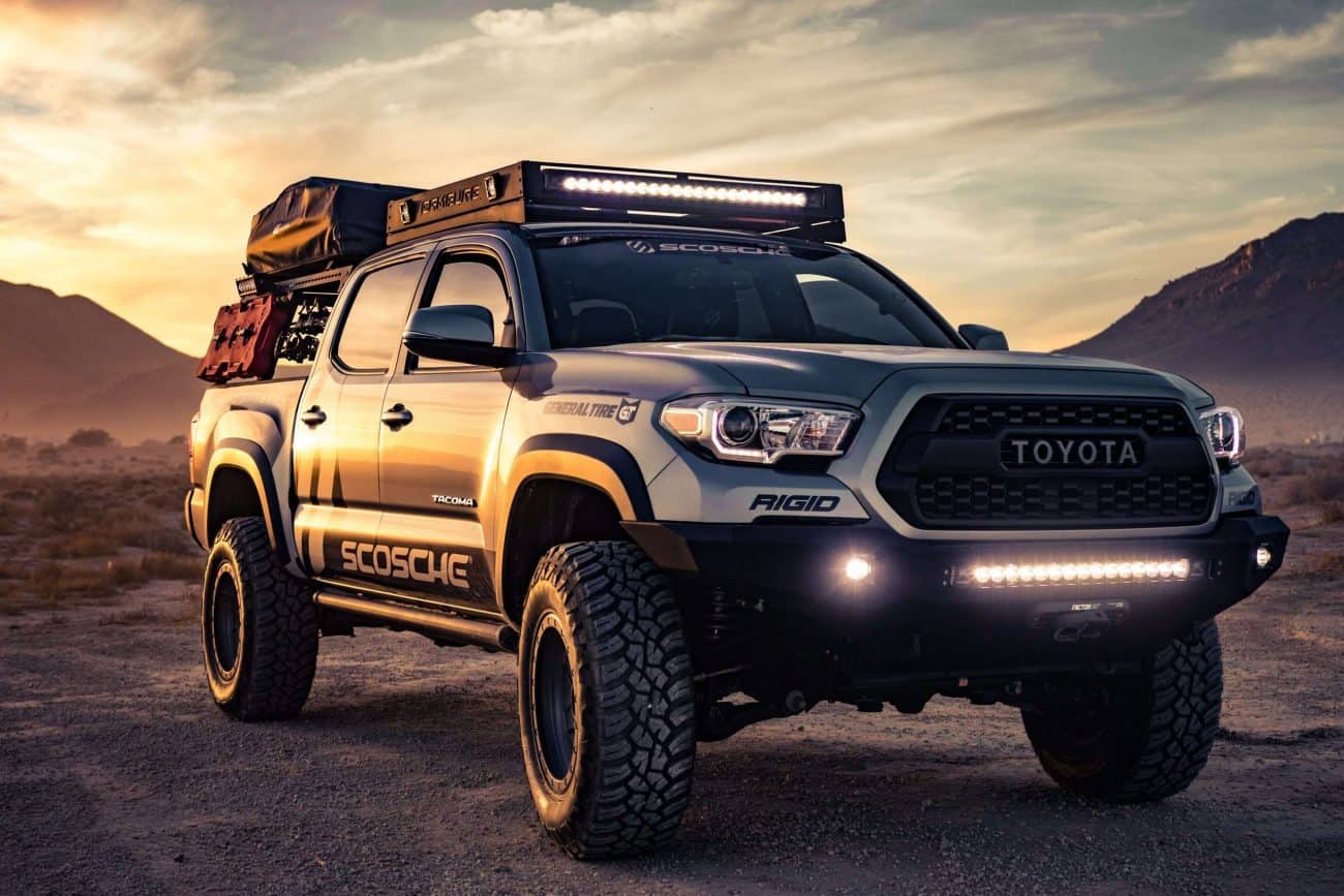toyota tacoma overlanding rig off road