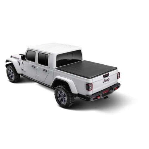 Extang-Trifecta-2.0-Tri-Fold-Soft-Bed-Cover-Jeep-Gladiator-JT-92895-Installed-Closed Extang 92895 Trifecta 2.0 Tri-Fold Soft Bed Cover