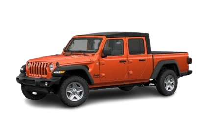 pic of orange jeep gladiator