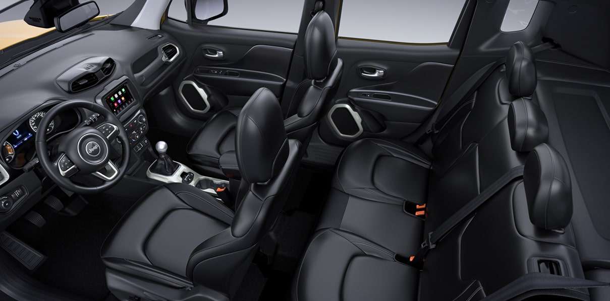 pic of Jeep renegade leather interior