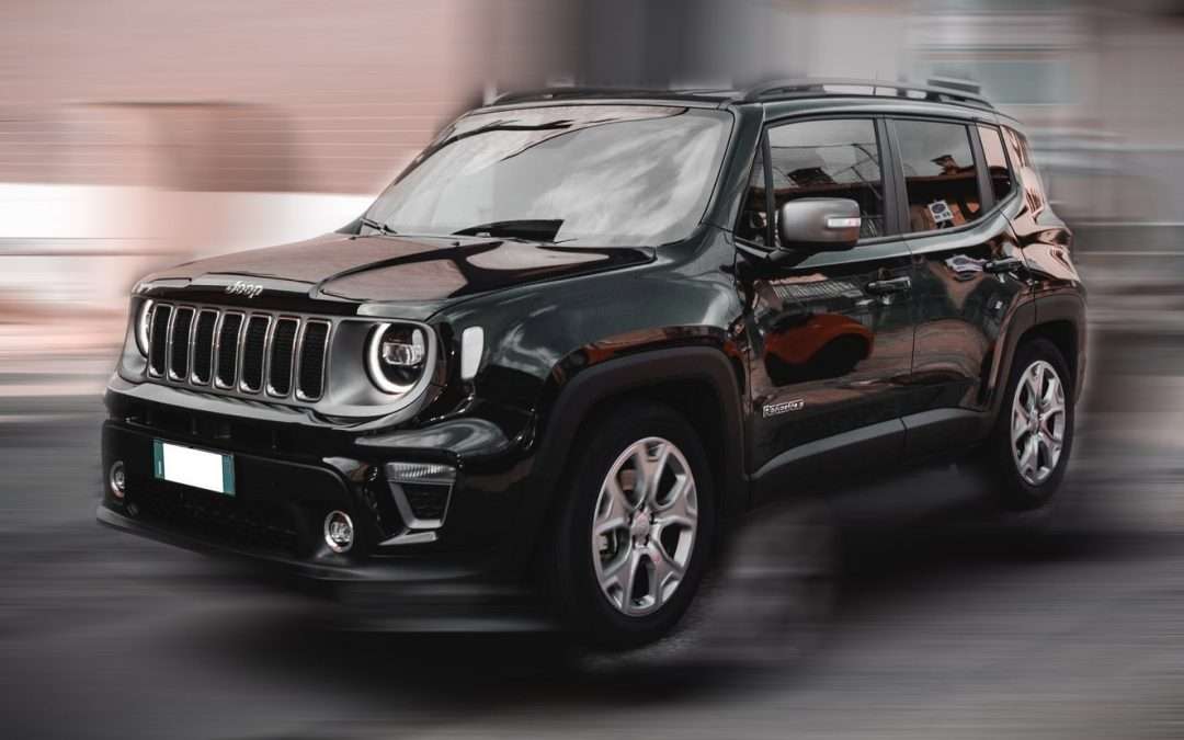 picture of black jeep renegade