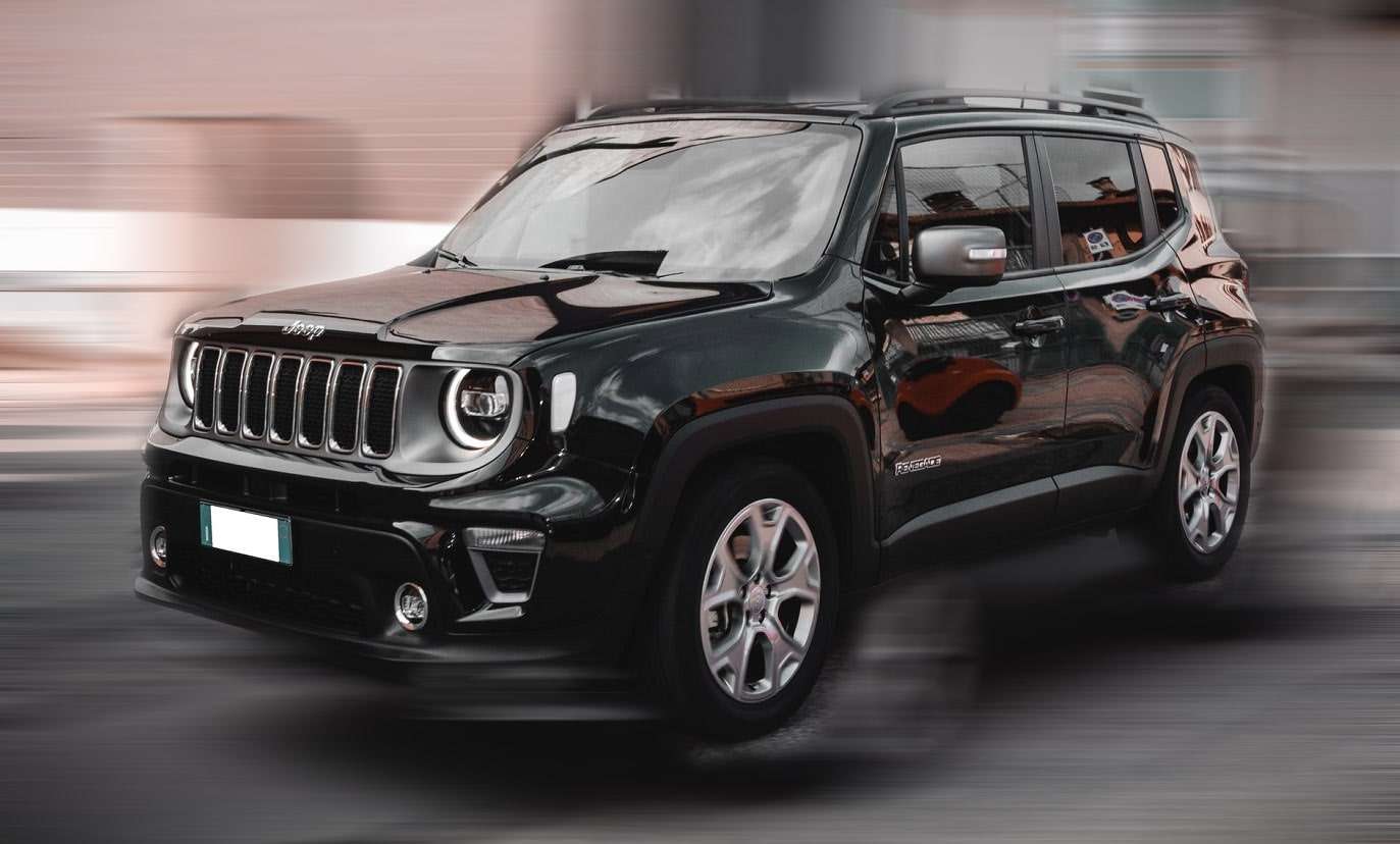 picture of black jeep renegade