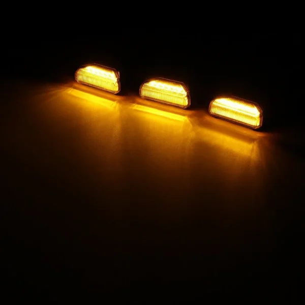 amber lights for toyota tundra trd pro style grille 2014-2021