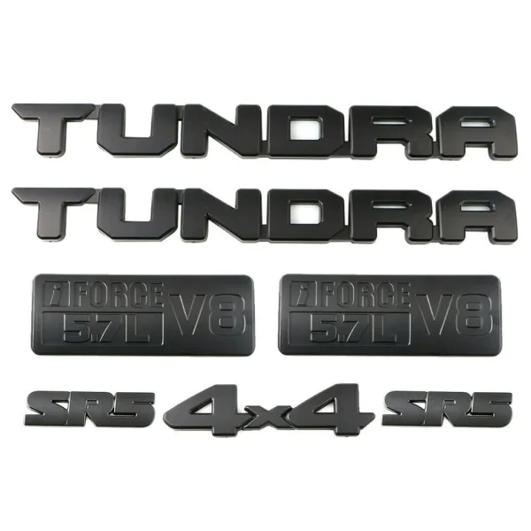 2014-2021 Toyota Tundra Black Emblem Overlays