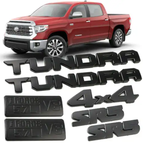 2014-2021 Toyota Tundra Black Emblems 2014-2021 Toyota Tundra Black Emblems