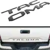 Black Tacoma Tailgate letters Tacoma Tailgate Letters | 2016-2023 3D Raised Inserts