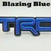 TRD Grille Badge Blazing Blue TRD Grill Badge | Fits Toyota Tacoma, Tundra, 4Runner and Others