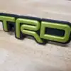 TRD Grille Badge Electric Lime TRD Grill Badge | Fits Toyota Tacoma, Tundra, 4Runner and Others