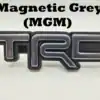 TRD Grille Badge Magnetic Grey TRD Grill Badge | Fits Toyota Tacoma, Tundra, 4Runner and Others