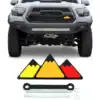 yellow orange and red mountain grille badge Toyota Mountain Grill Badge | Tri-Color