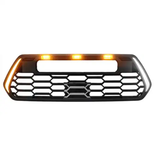 1__82321 V2 TRD PRO STYLE GRILL WITH LED DRL & TURN SIGNALS FOR 2016-2023 TOYOTA TACOMA