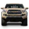 5__10360 OVERSIZE MESH HONEYCOMB GRILLE WITH AMBER LIGHT BAR FOR 2016+ TOYOTA TACOMA
