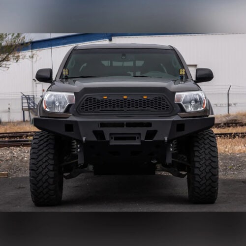 FrontMeshGrilleWLEDLightsFor2012__85641 HONEYCOMB MESH GRILLE WITH AMBER LED LIGHTS FOR 2012-2015 TOYOTA TACOMA