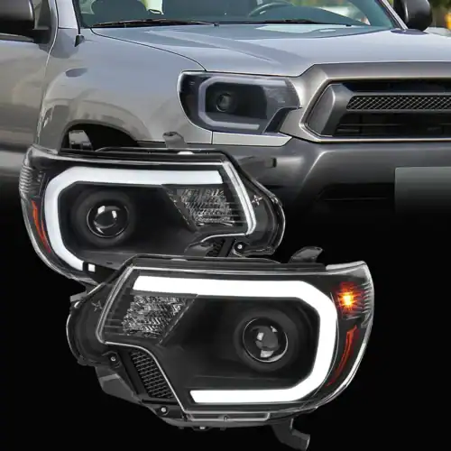 black-projector-headlights-w-led-strip-bar-for-2012-2015-toyota-tacoma-headlights-am-off-road-600925 BLACK PROJECTOR HEADLIGHTS W/ LED STRIP BAR FOR 2012-2015 TOYOTA TACOMA