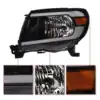SWITCHBACK SEQUENTIAL BLK HEADLIGHTS W/LED TUBE BAR FOR 2005-2011 TOYOTA TACOMA