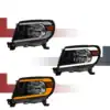 SWITCHBACK SEQUENTIAL BLK HEADLIGHTS W/LED TUBE BAR FOR 2005-2011 TOYOTA TACOMA