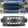 ARMOR GRILLE W/OFF-ROAD LIGHTS - MATTE BLACK FOR 2018-2020 FORD F150