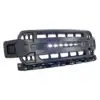 ARMOR GRILLE W/OFF-ROAD LIGHTS - MATTE BLACK FOR 2018-2020 FORD F150