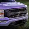 ARMOR GRILLE W/OFF-ROAD LIGHTS- MATTE BLACK FOR 2021-2023 FORD F150
