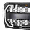 raptor-style-mesh-grille-wdrl-turn-signal-lights-for-2009-2014-ford-f150-matte-black-in-stock-on-dec-20-grille-am-off-road-940610 RAPTOR STYLE MESH GRILLE W/DRL & TURN SIGNAL LIGHTS FOR 2009-2014 FORD F150